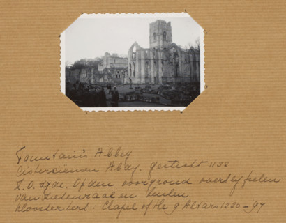England. Fountains Abbey., photograph, 1880 - 1920, photographer, paper, gelatin silver print,