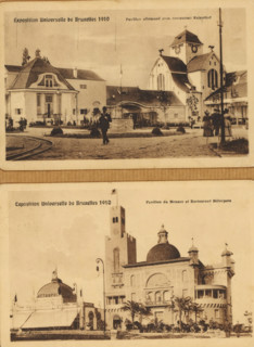 World Exhibition Brussels, photograph, 1910, photographer, paper, collotype, photogravure, height