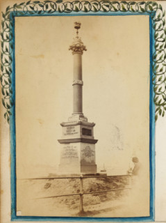 HMS Chesapeake memorial in Southsea, album page, photograph, Monument: HMS Chesapeake memorial in