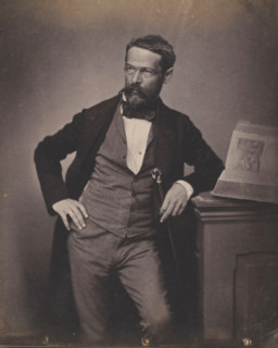 Portrait of an unknown man with glasses and beard, photograph, inscription: 'Ingammikonz',