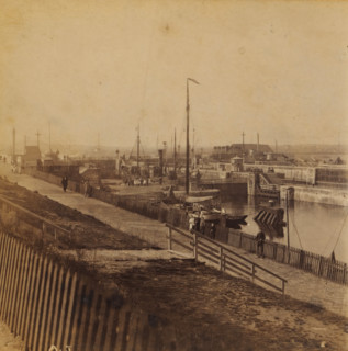 IJmuiden, View of IJmuiden southeast of the harbor, Views and landscapes in Europe, Africa and