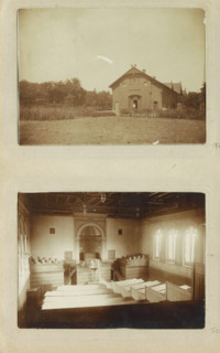 Building with field belonging to the Oslebshausen prison, photograph, Part of Photo album of Carl