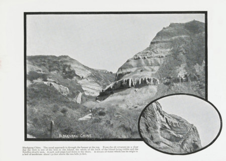 Blackgang Chine, photograph, page, Page 20 with 2 photos of Blackgang Chine and a caption. Part of