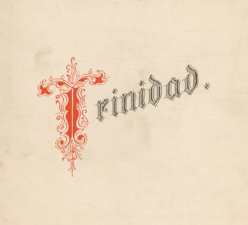 Trinidad travel album with 11 photos, Dutch, Trinidad, photograph album, scrapbook, Travel album