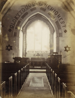Xmas 1864, Interior of S. Peter's Church Sea View, Interior of St. Peter's Church in Seaview on the