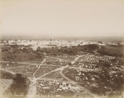 View of Ramla in Israel, Ramallah and surrounding land, seen from a tower (former title), Rameleh,