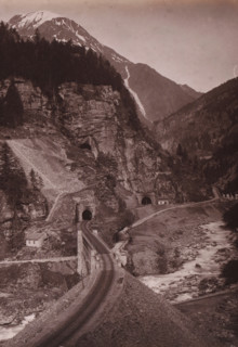 Gotthard Railway Faido, View of the Gotthard Railway at Faïdo, album page, photograph, This photo