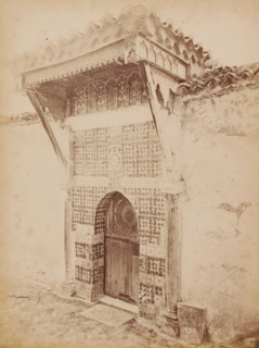 Tlemcen, Portal in Tlemcen, Algeria, photograph, number: '235', inscription: 'Morocco', 1860 -
