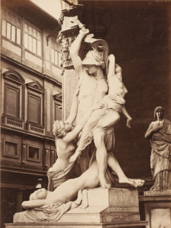 Ratto di Polissena del Fedi, Sculpture The Robbery of Polyxena by Pyrrhus by Pio Fedi in the Loggia