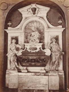 Sepulchral monument to Galileo Galilei in the Santa Croce in Florence, Italy, Tomba di Galileo S.