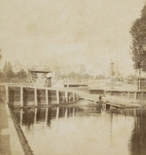 View of the Ruysdaelkade in Amsterdam, Ruysdaëlkade, Amsterdam, stereograph, photographer: JG