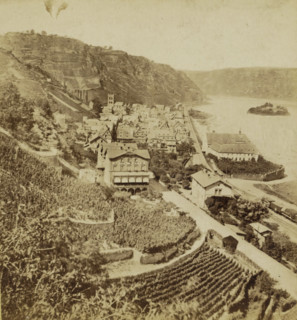 View of Bacharach, Germany, Bacharach, Der Rhein und seine Umgebung, The Rhine and his environ,