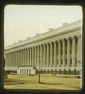 View of the Treasury Building in Washington DC, US Treasury, Washington DC, stereoscopic