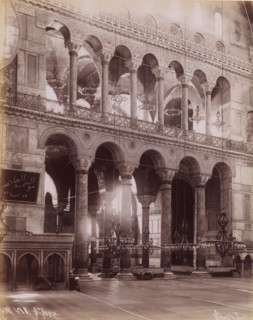 Interior of the Hagia Sophia in Istanbul, Ste Sophie, photograph, number: 'N. 478.', photographer: