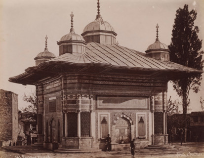 Fountain of Sultan Ahmed III in Istanbul, Fontaine Ahmed, photograph, number: '163.', photographer: