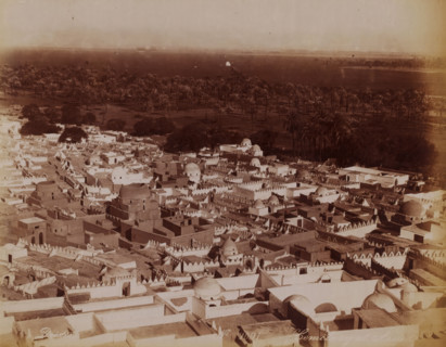 Cemetery at Assiud, View of the cemetery of Assioet, photograph, number: 'N. 1091', photographer: