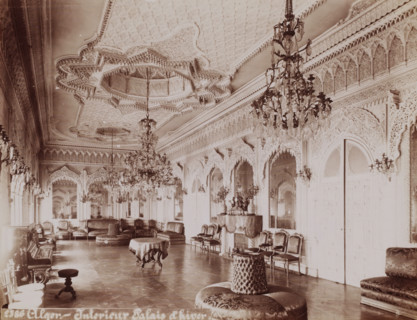 Interior of the Dar Hassan Pacha in the Kasbah of Algiers, Alger, interior Palais d'hiver,