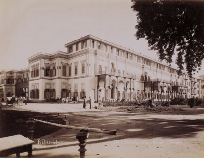 View of the Gezirah Palace Hotel in Cairo, Ghezireh Palace Hôtel, Cairo, photograph, number: '574',