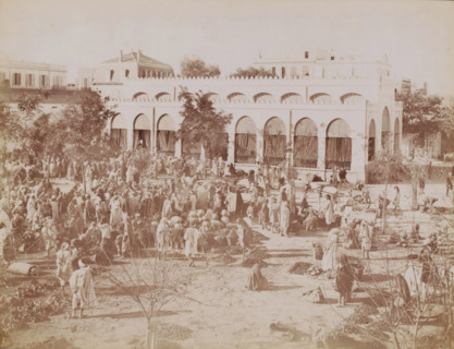 Tunis, marché Arabe, Market in Tunis, photograph, number: '354', photographer: Neurdein Frères,