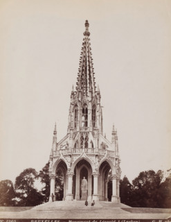 Monument to King Leopold I of Belgium in Brussels, Belgium, Monument de Léopold I (Laeken),
