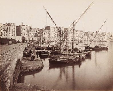 Harbour view in Naples, Italy, Naples la Marine, photograph, number: '12', number: '13.', Naples,