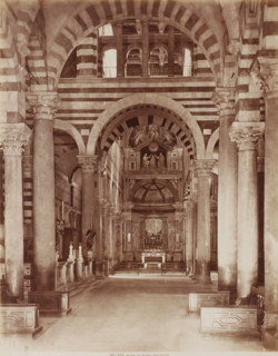 Interno del Duomo lato diritto, Interior of the Cathedral of Pisa, Italy, Pisa, photograph, number: