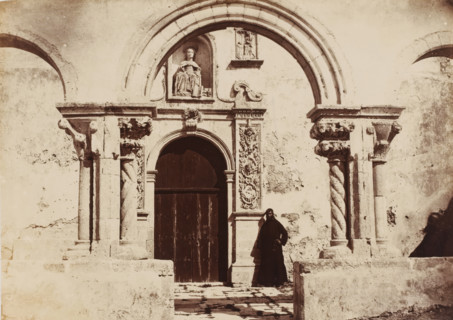 Entrata delle Catacombe in Siracusa, Entrance to the catacombs in Syracuse, Sicily, photograph,