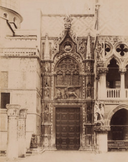 Porta della Carta in the Basilica of San Marco in Venice, Italy, Porta della Carta, Venezia,