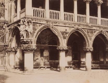 Angolo di P. Ducale, Detail of the Doge's Palace in Venice, Italy, Venezia, photograph, number: '24