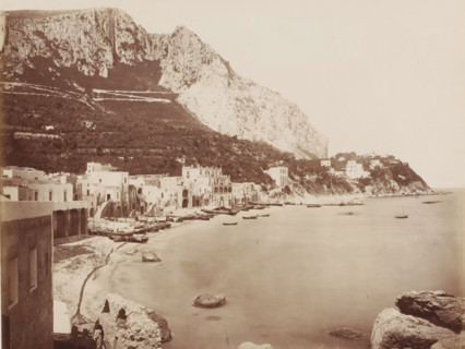 View of Marina Piccola in Capri, Italy, Capri Marina, photograph, number: '1173', inscription: