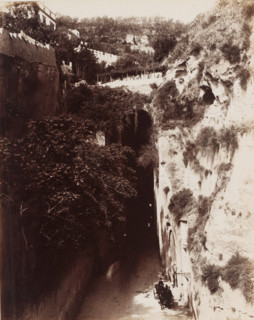 Piedigrotta, View of a bridge in Piedigrotta in Naples, Italy, Napoli, photograph, number: '1125',