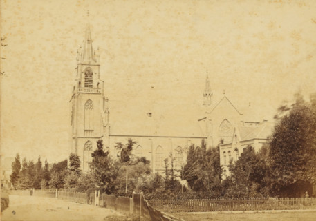 View of the Immaculate Conception of Our Lady in Overveen, View of the St. Bavo Church in Haarlem