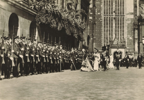 40th anniversary of the reign of HM the Queen, Amsterdam, 6 September 1938. Return from the Nieuwe