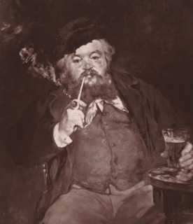 Reproduction of Le Bon Bock by Édouard Manet, Le Bon Bock, reproduction, page, photomechanical