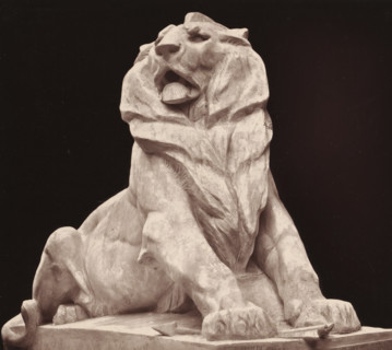 Model for the sculpture 'Le lion de Belfort' by Frédéric Auguste Bartholdi, Le lion de Belfort,