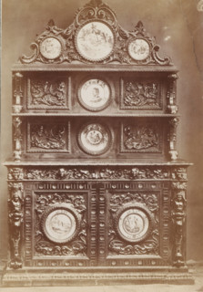 No 5 Buffet, Decorated sideboard, photograph, page, inscription: 'Ies. 350', inscription: 'Alto,