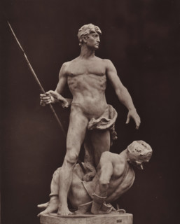 Sculpture 'L'âge de fer' by Alfred-Désiré Lanson, L'âge de fer, page, photomechanical print,