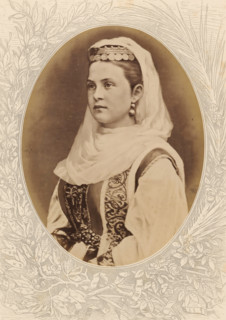 Olga, Queen of the Hellenes, Photographic reproduction of a painted portrait of Olga, Queen of