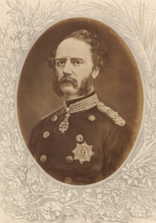 Photo reproduction of a painted portrait of Christian IX, King of Denmark, Christian IX, König von