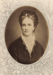 Louise, Queen of Denmark, Photographic reproduction of a painted portrait of Louise, photograph,