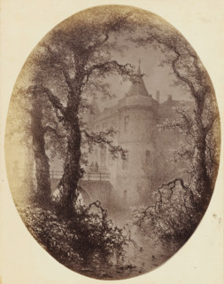 Photo reproduction of the painting 'The Castle' by Johannes Hilverdink, photograph, reproduction,