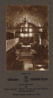 Interior of St. John's Church in Wernigerode, photograph, page, photographer: Hermann Günther,