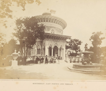 View of the east portico of the Palácio de Monserrate near Sintra, Montserrat - East Portico and