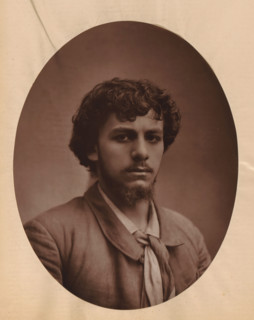 Portrait of Albert Lambert, page, photomechanical print, photographer: Félix Nadar, cliché maker: