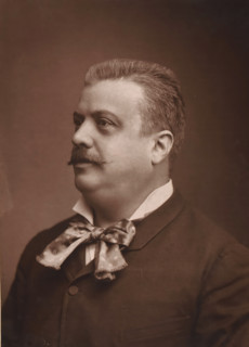 Portrait of Jules Danbé, page, photomechanical print, photographer: Félix Nadar, cliché maker: