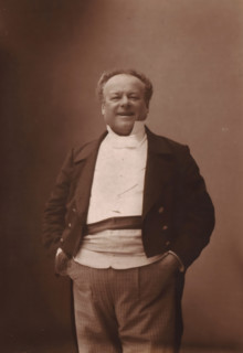 Portrait of Jean Berthelier, page, photomechanical print, photographer: Félix Nadar, cliché maker:
