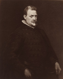 Photo reproduction of a painted portrait of Don Juan Mateos by Diego Velázquez, D. Velasquez: