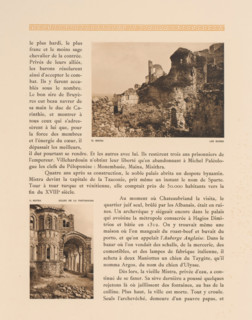 Ruins of Mystras near Sparta, Mistra, les ruines, page, photomechanical print, number: '70.',