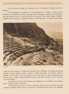 Delphes, le théatre, Amphitheater in Delphi, page, photomechanical print, number: '81.',