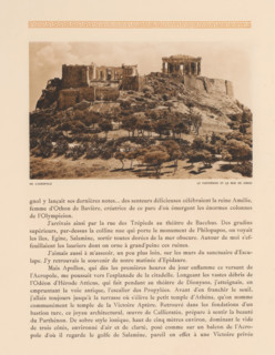 L'Acropole, le Parthénon et le Mur de Cimon, View of the Parthenon on the Acropolis of Athens,